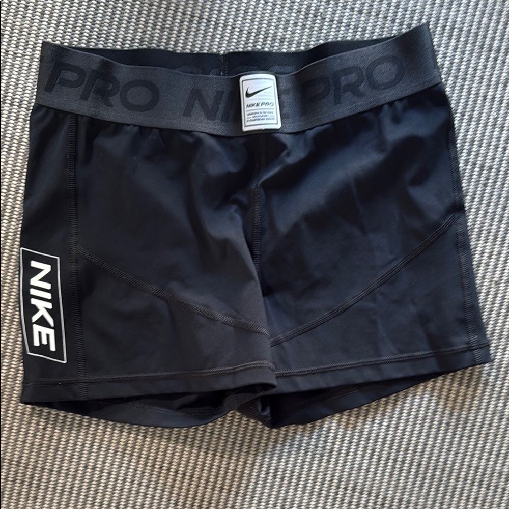 Nike Black Athletic Compression Shorts